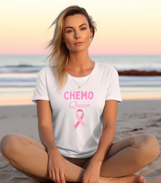 Breast cancer awareness chemo queen Unisex Jersey Short Sleeve Tee, breast cancer awareness